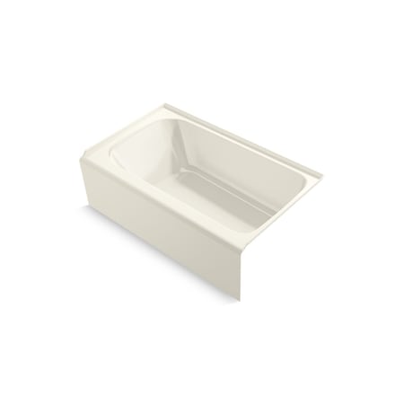 Kohler 60 in L, 36 in W, Biscuit, Acrylic 25832-RA-96